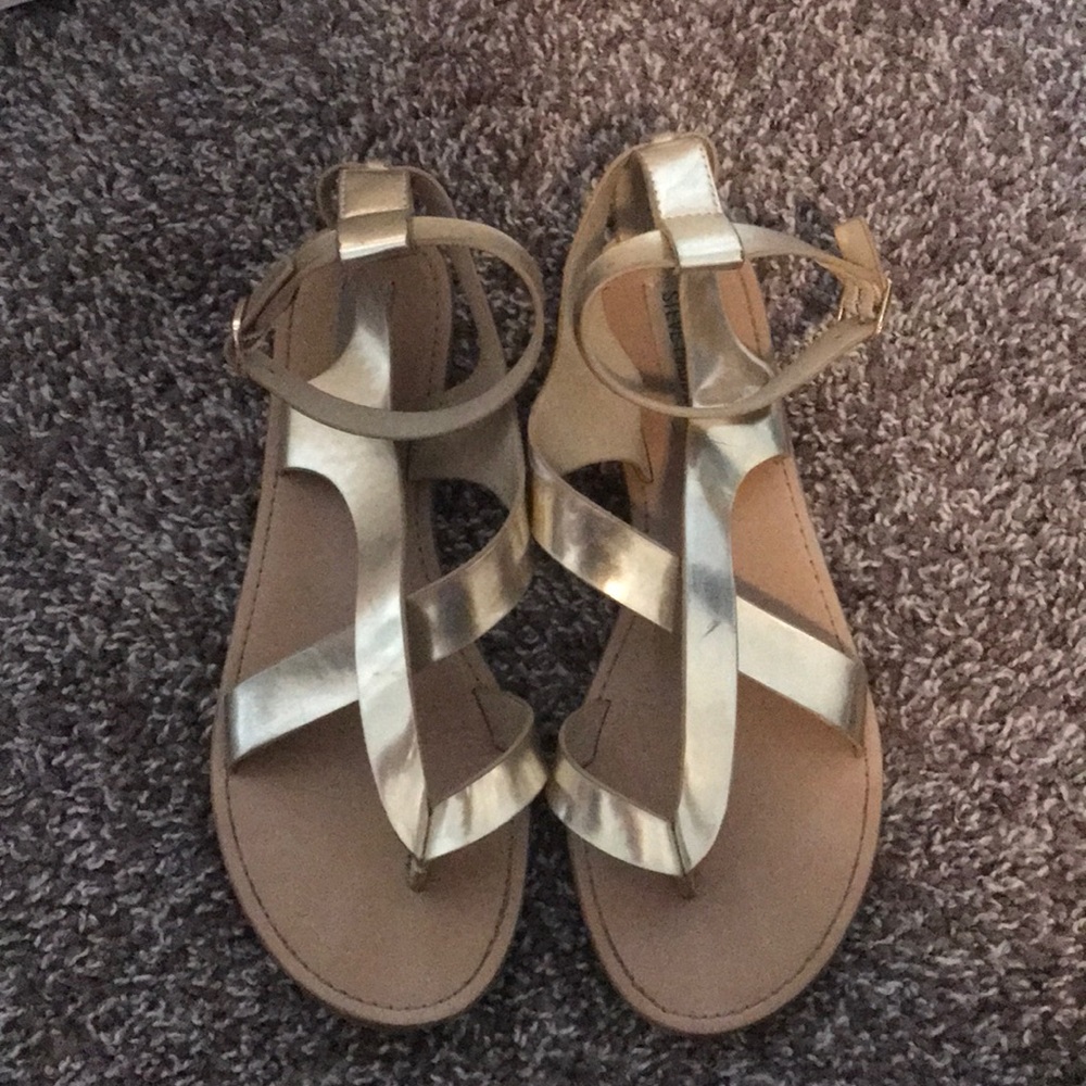 Gold Steve Madden Sandals